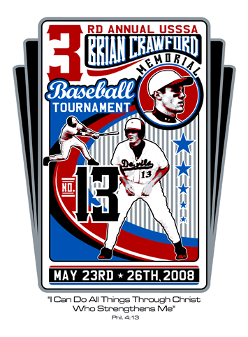 2008 Brian Crawford Memorial design